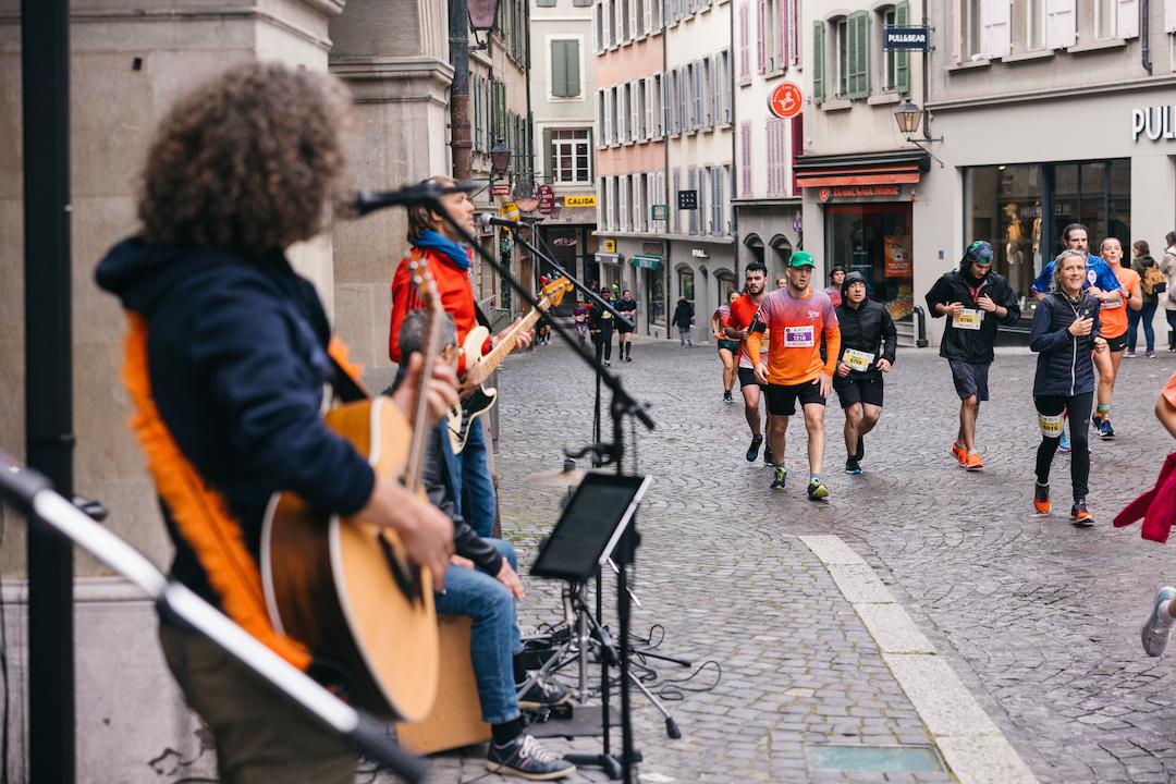 Animation, concert pour les coureurs